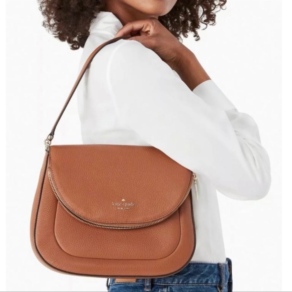 Kate Spade Brown Leather Shoulder Bag